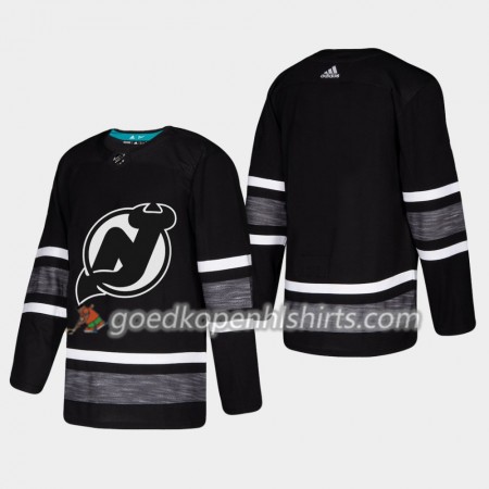 New Jersey Devils Blank 2019 All-Star Adidas Zwart Authentic Shirt - Mannen